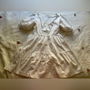 Gianni Bini white puffy dress women’s size XS